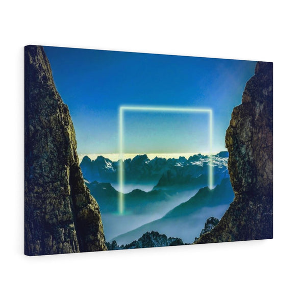 The squares Unknown Satin Canvas