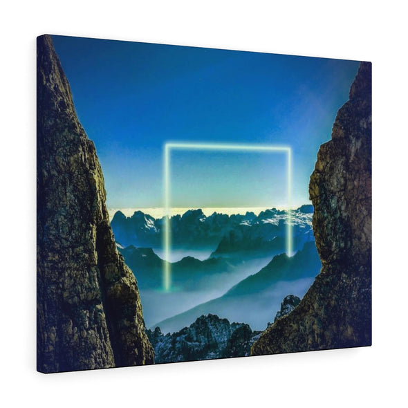 The squares Unknown Satin Canvas